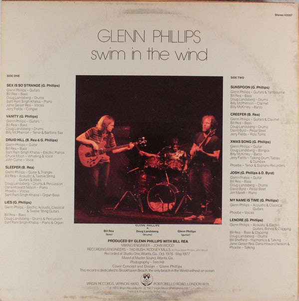 Master Release: Swim In The Wind by Glenn Phillips