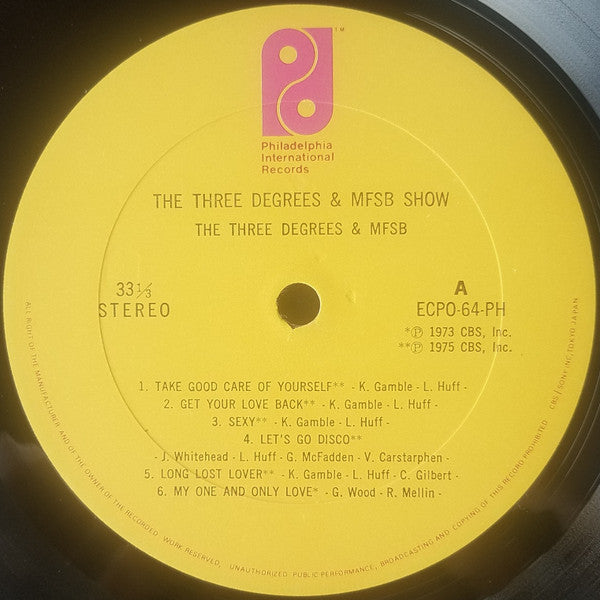 The Three Degrees & MFSB Show - Vol. 2