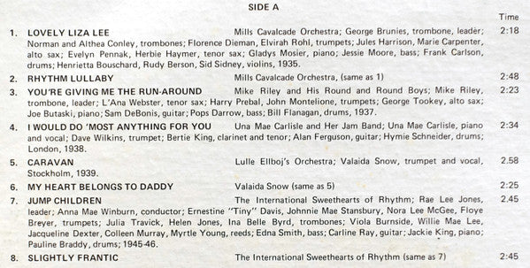 Women In Jazz: Swingtime To Modern Volume 3