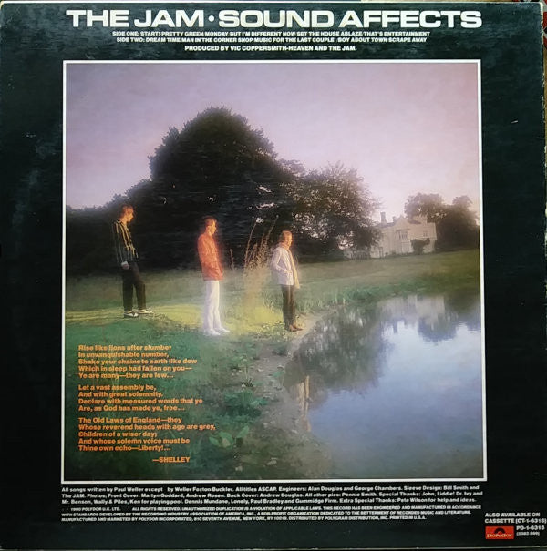 Release: Sound Affects-Vinyl, Vinyl-US-1980-PD-1-6315, 2383 599-4382206