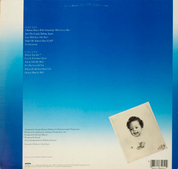 Release: Whitney-Vinyl-US-1987-AL-8405-5543825