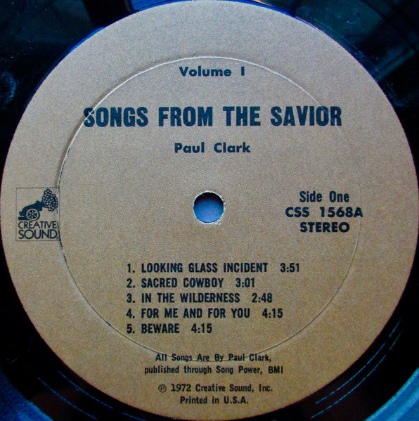 Songs From The Savior Volume One