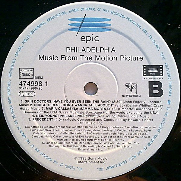 Philadelphia (Music From The Motion Picture)