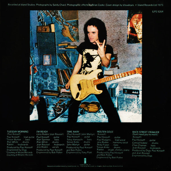 Release: Back Street Crawler-Vinyl-US-1973-ILPS 9264-8160105