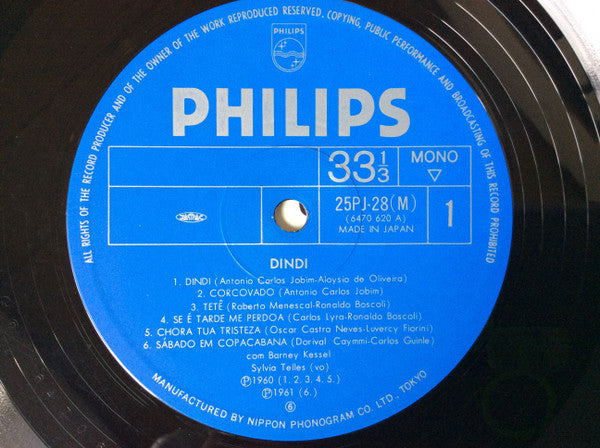 Release: Dindi-Vinyl-Japan-1980-25PJ-28-7693715