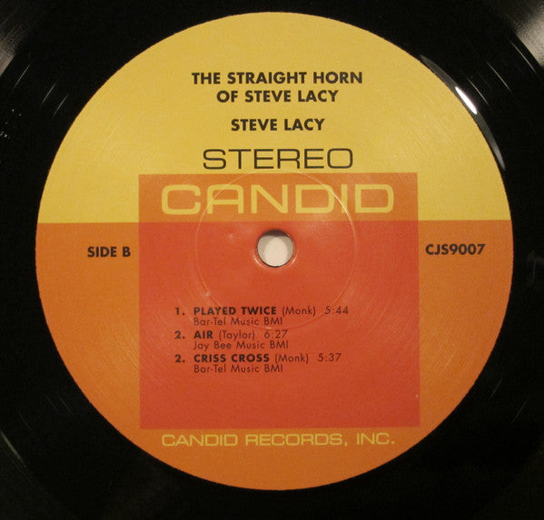 The Straight Horn Of Steve Lacy