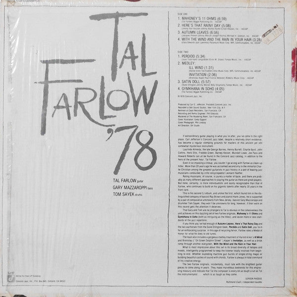 Master Release: Tal Farlow '78 by Tal Farlow