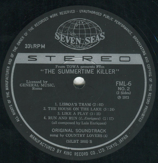 サマー タイム・キラー = The Summertime Killer (Original Soundtrack)