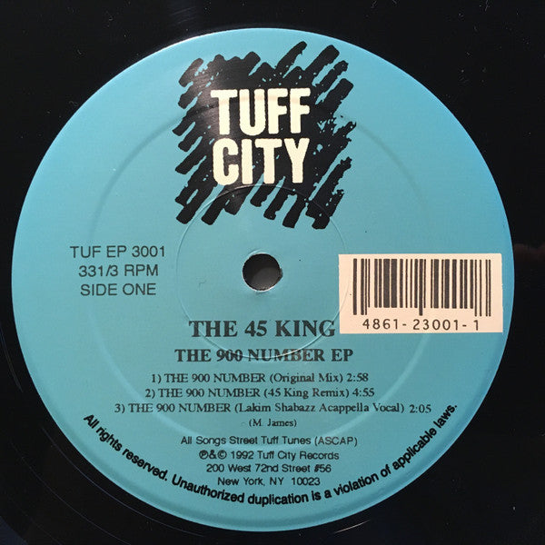 Release: The 900 Number EP-Vinyl-US-1992-TUF EP 3001-5130563
