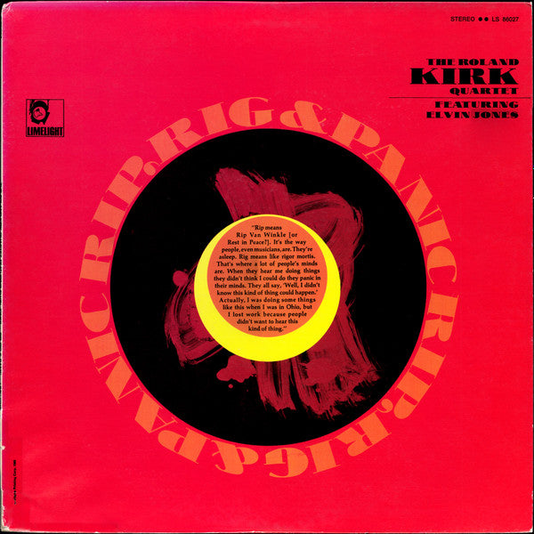 Master Release: Rip, Rig & Panic by The Roland Kirk Quartet