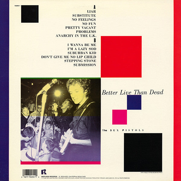 Release: Better Live Than Dead-Vinyl-US-1988-72255-1-2200831