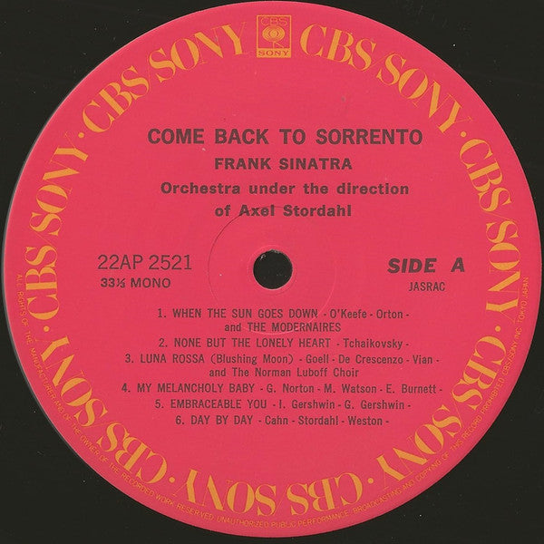 Come Back To Sorrento