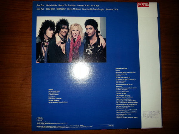 Release: Dancin' On The Edge-Vinyl-Japan-1984-25PP-129-8633498