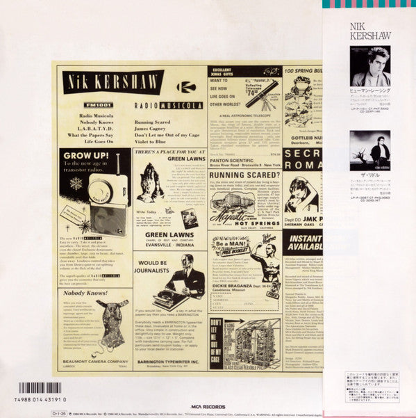 Master Release: Radio Musicola by Nik Kershaw