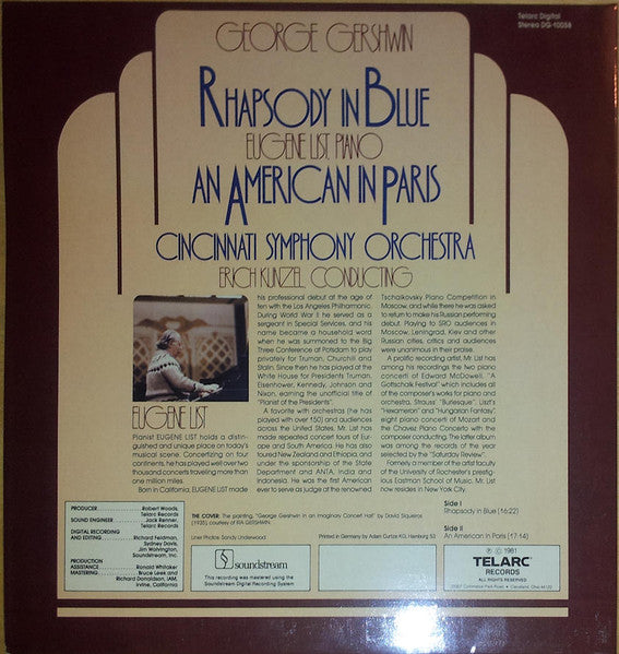 Rhapsody In Blue, An American In Paris