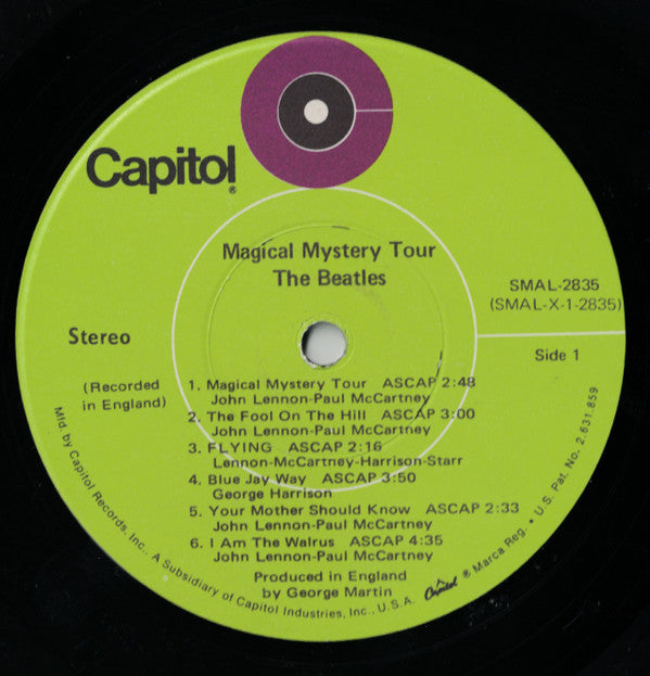 Release: Magical Mystery Tour-Vinyl-US-1969-SMAL 2835, SMAL-2835, 2835-2020675