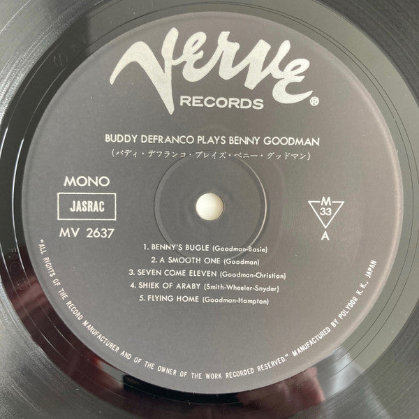 Buddy DeFranco Plays Benny Goodman