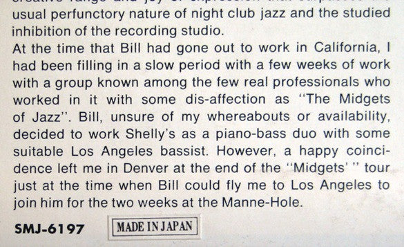 At Shelly's Manne-Hole, Hollywood, California