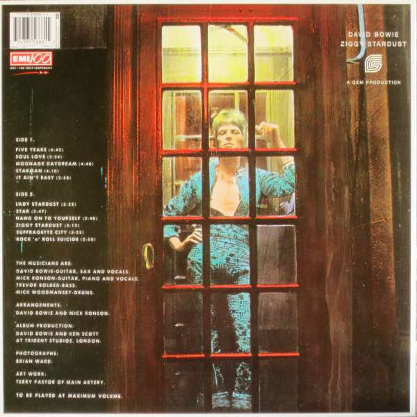 Release: The Rise And Fall Of Ziggy Stardust And The Spiders From Mars-Vinyl-UK-1997-724385566615-3881785