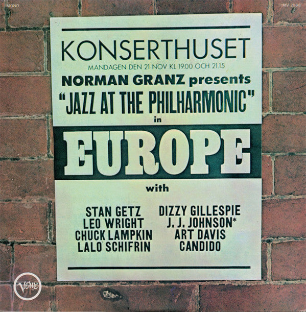 Release: Norman Granz Presents "Jazz At The Philharmonic" In  Europe-Vinyl-Japan-1975-MV 2568-6397374