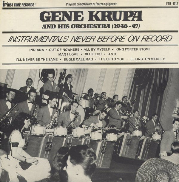 Master Release: (1946-47) - Instrumentals Never Before On Record by Gene Krupa And His Orchestra
