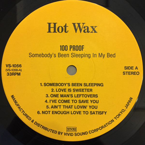 Master Release: Somebody's Been Sleeping In My Bed by 100 Proof Aged In Soul