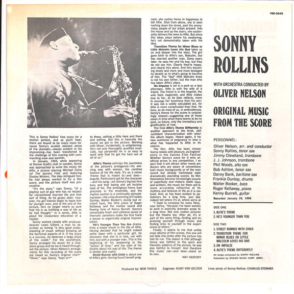 Original Music From The Score "Alfie"