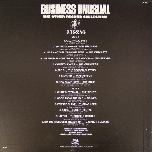 Business Unusual (The Other Record Collection)