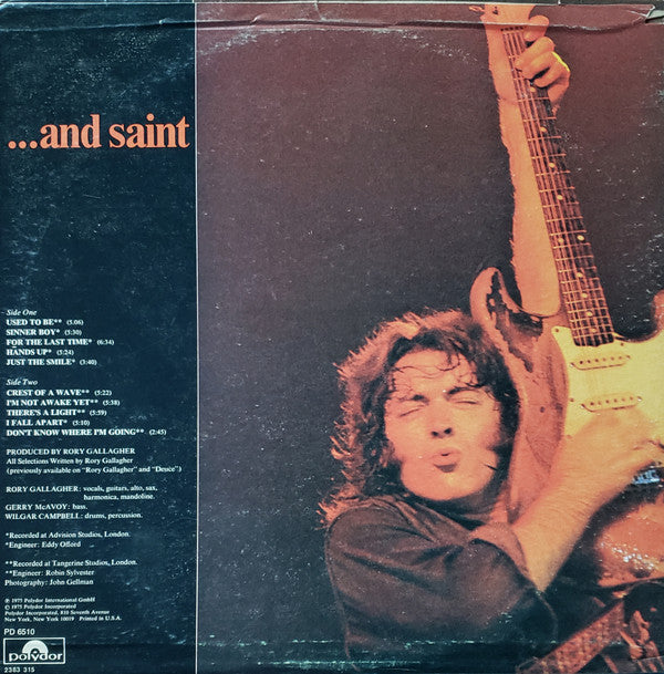 Release: Rory Gallagher-Vinyl-US-1975-PD-6510-8150207