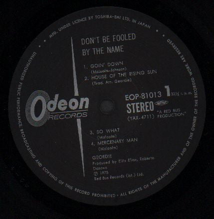 Don't Be Fooled By The Name - ジョーディー2