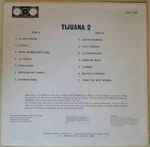 Release: Tijuana 2-Vinyl-Canada-1969-AVE 025-4096711