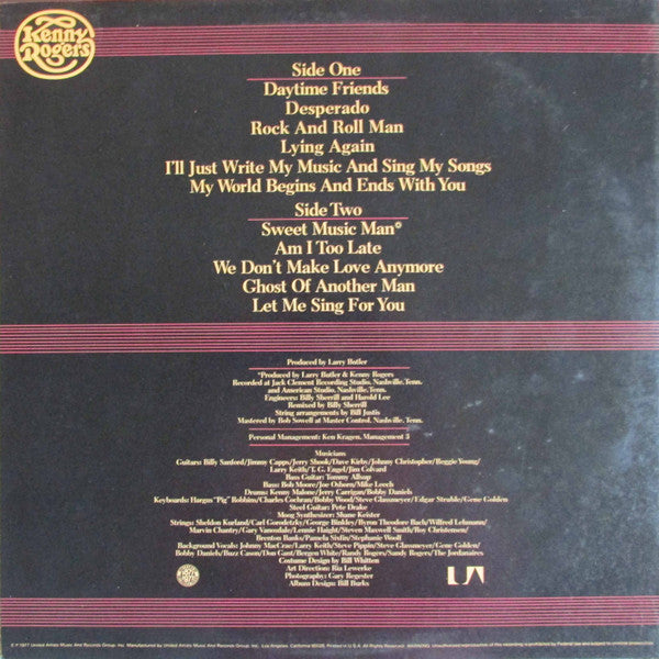 Master Release: Daytime Friends by Kenny Rogers