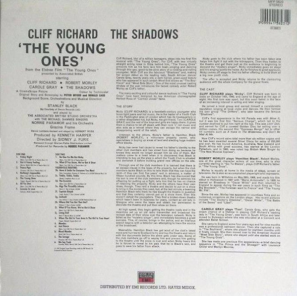 Master Release: The Young Ones by Cliff Richard