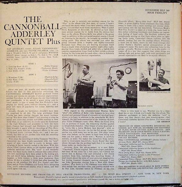 Master Release: Plus by The Cannonball Adderley Quintet