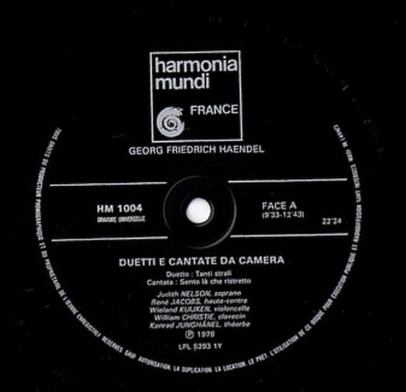 Duetti E Cantate Da Camera