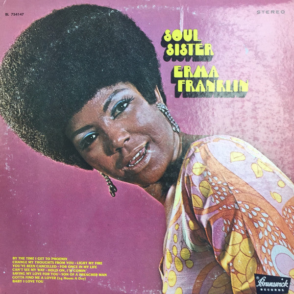 Release: Soul Sister-Vinyl-US-1969-BL 754147-9243173