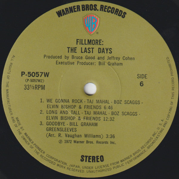 Fillmore - The Last Days