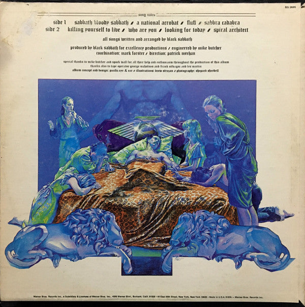 Release: Sabbath Bloody Sabbath-Vinyl-US-1974-BS 2695-9392156