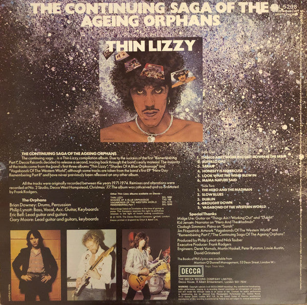 Master Release: The Continuing Saga Of The Ageing Orphans by Thin Lizzy