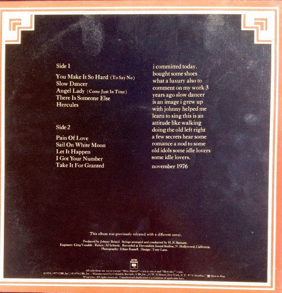 Release: Slow Dancer-Vinyl-US-1977-PC 32760-2372447