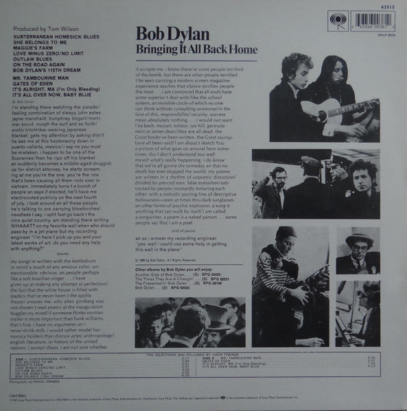 Bringing It All Back Home