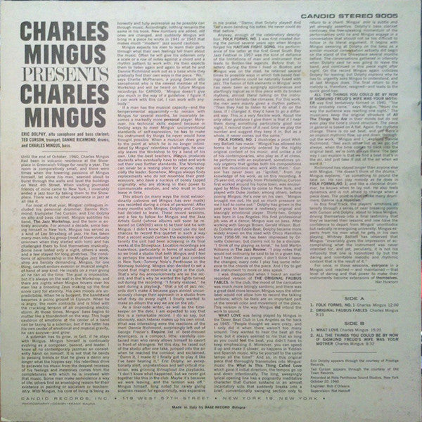 Presents Charles Mingus