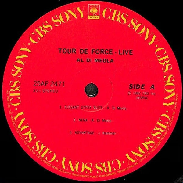 Tour De Force - "Live"