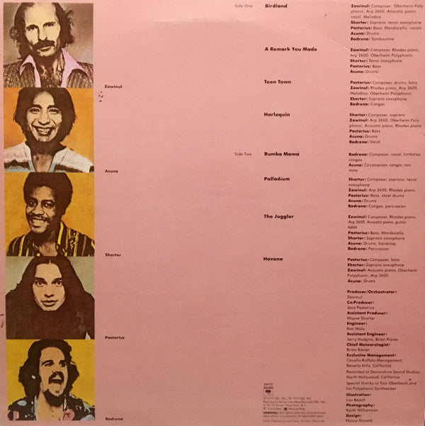 Release: Heavy Weather-Vinyl-US-1977-PC 34418, 34418-9050170