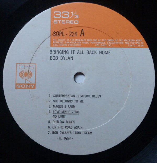 Bringing It All Back Home