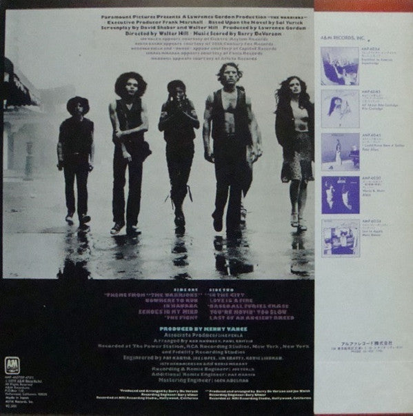 Master Release: The Warriors (The Original Motion Picture Soundtrack) by Various