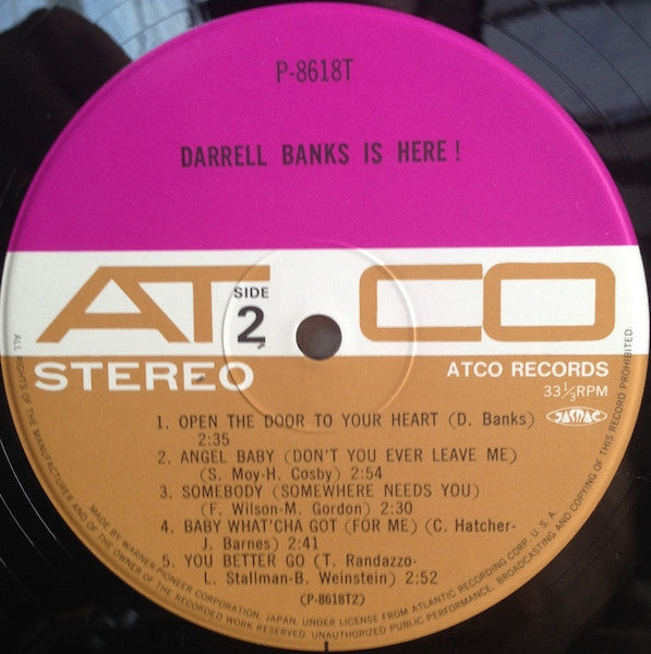 Darrell Banks Is Here!