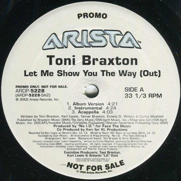 Release: Let Me Show You The Way (Out) / Give It Back-Vinyl-US-2002-ARDP-5228-1821715