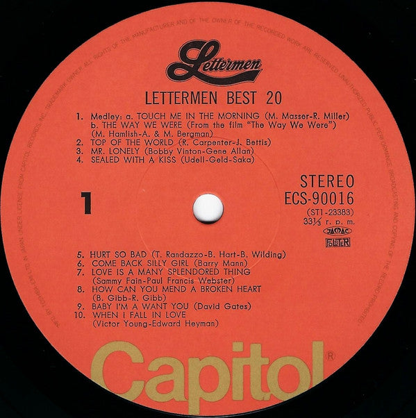 Lettermen Best 20 = レターメンベスト20