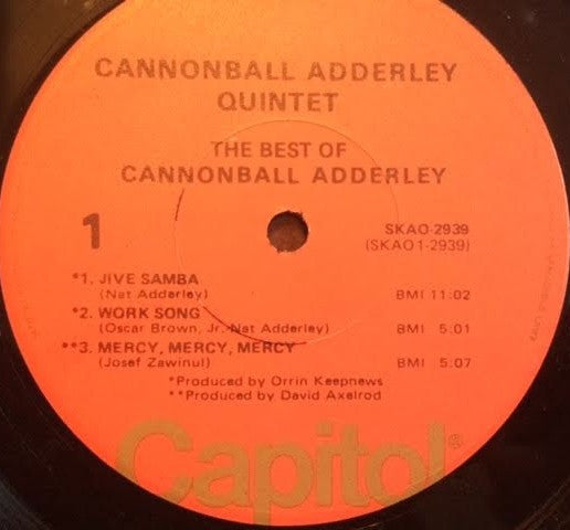 The Best Of Cannonball Adderley
